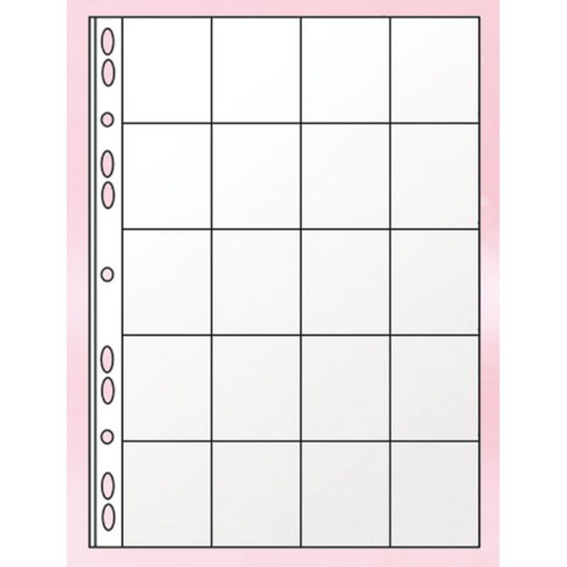 Файл для монет (А4, 11отв. PVC) (20 монет)