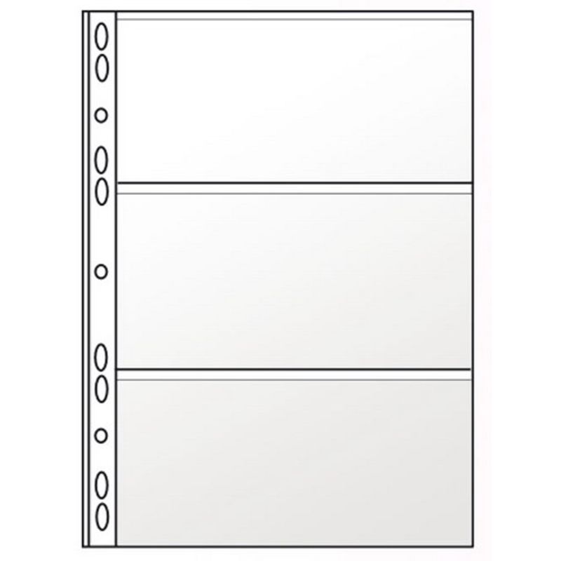 Файл для банкнот (А4, 11отв. PVC), 90мкм