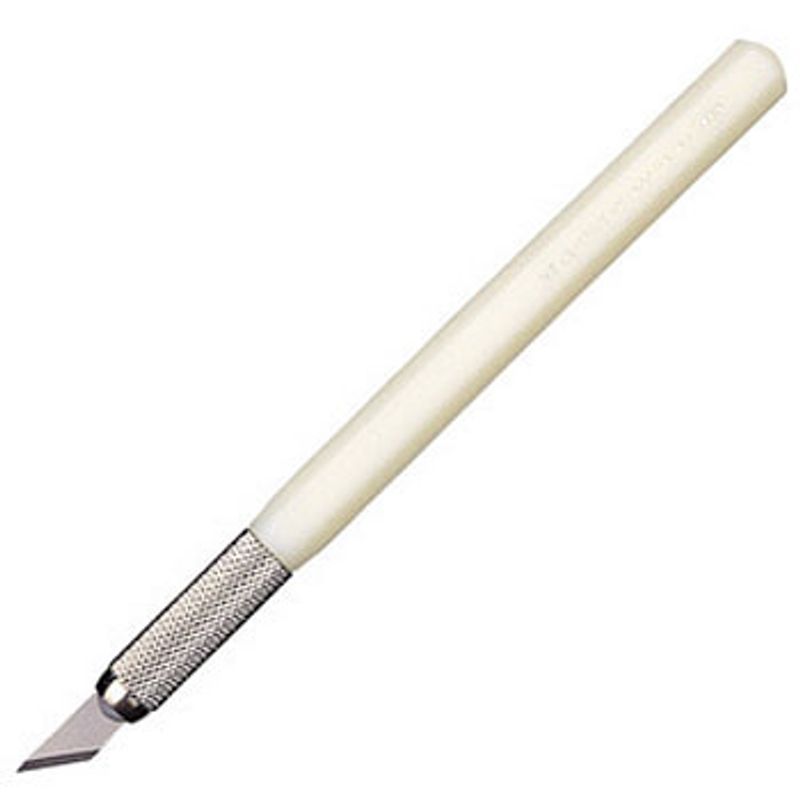 Нож трафаретный Д=9мм, пластик + металл, 5 лезвий BDC (угол 30 градусов) +5 лезвий BDА (угол 45 градусов)