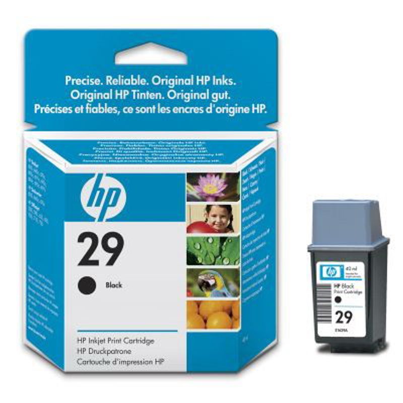 Картридж HP DJ 6 ** Black (51629) №29, оригинальный