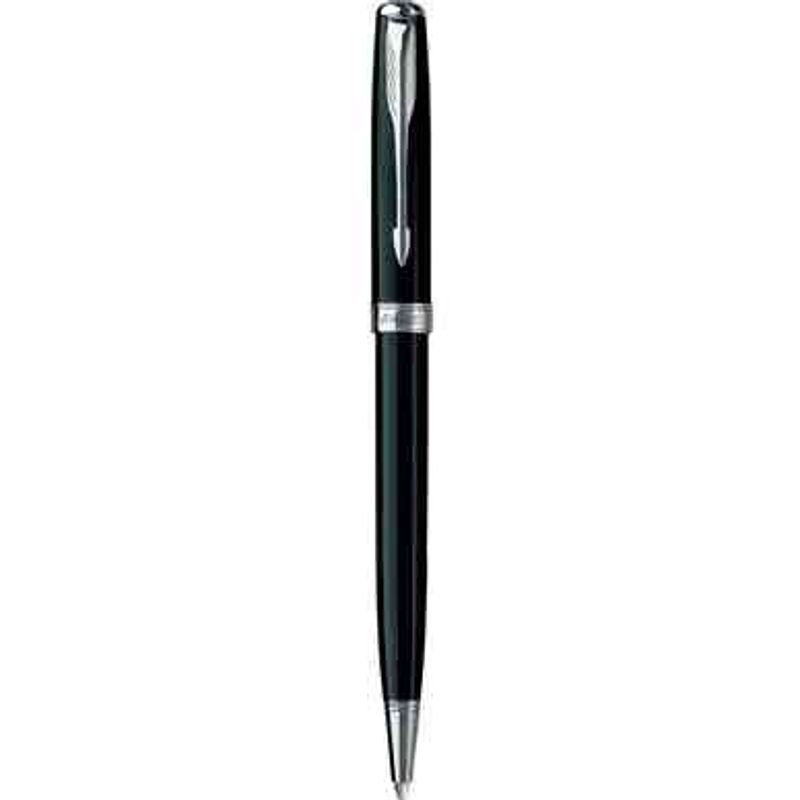 Автоматическая шариковая ручка Sonnet Laque Black SP, лакированная черная