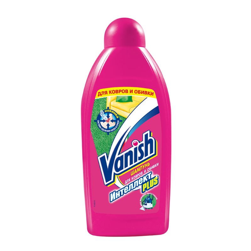 Средство для чистки ковров шампунь Vanish Intelect plus, 450 мл, для пылесоса