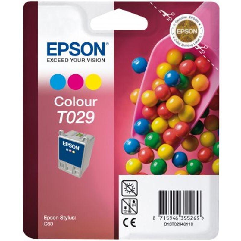 Картридж Epson Stylus C60 (Соl) + 30% extra, Е51