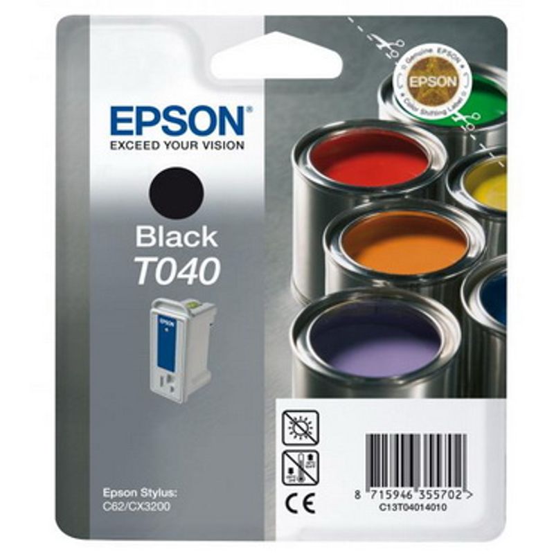 Картридж Epson Stylus C62 (Black), оригинальный