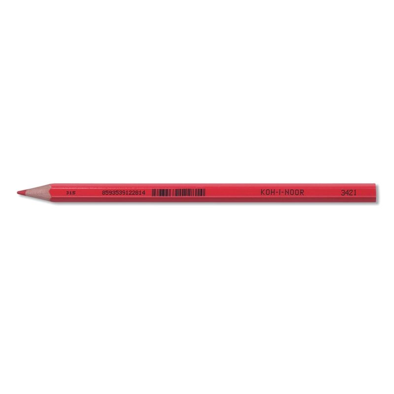 Карандаш без ластика красный 3431 KOH-I-NOOR D
