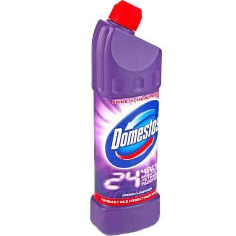 Средство для мытья унитазов и дезинфекции Domestos, 1 л, лаванда