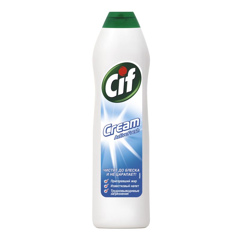 Средство для чистки универсальное CIF-крем для кухни, 250 мл, (жир, налет, пятна)