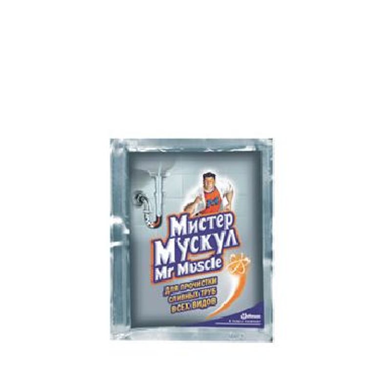 Средство для чистки труб М. Мускул, 70 гр, порошок
