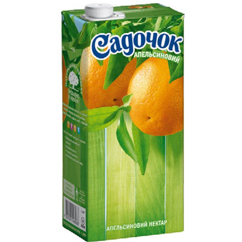 Нектар апельсиновый Садочок, 1 л