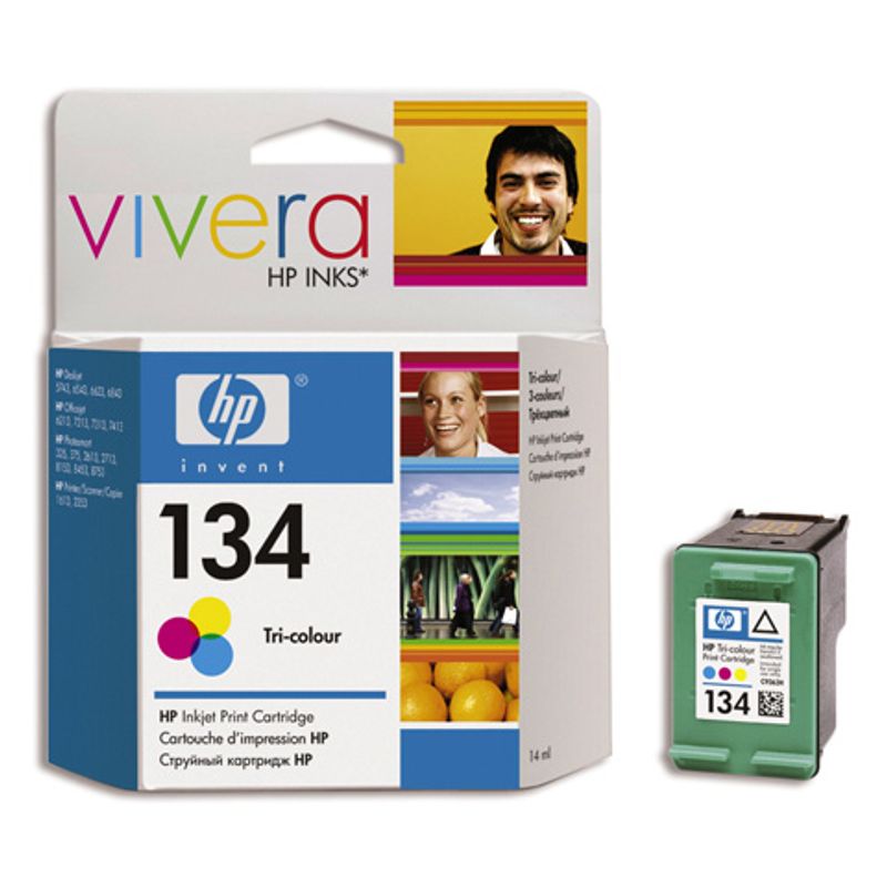 Картридж HP DJ 5743/6543 Color НС (C9363НЕ) №134, оригинльный