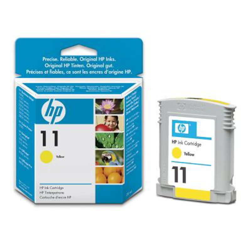 Картридж HP BIJ 2000/2500 Y №11 Yellow, оригинальный