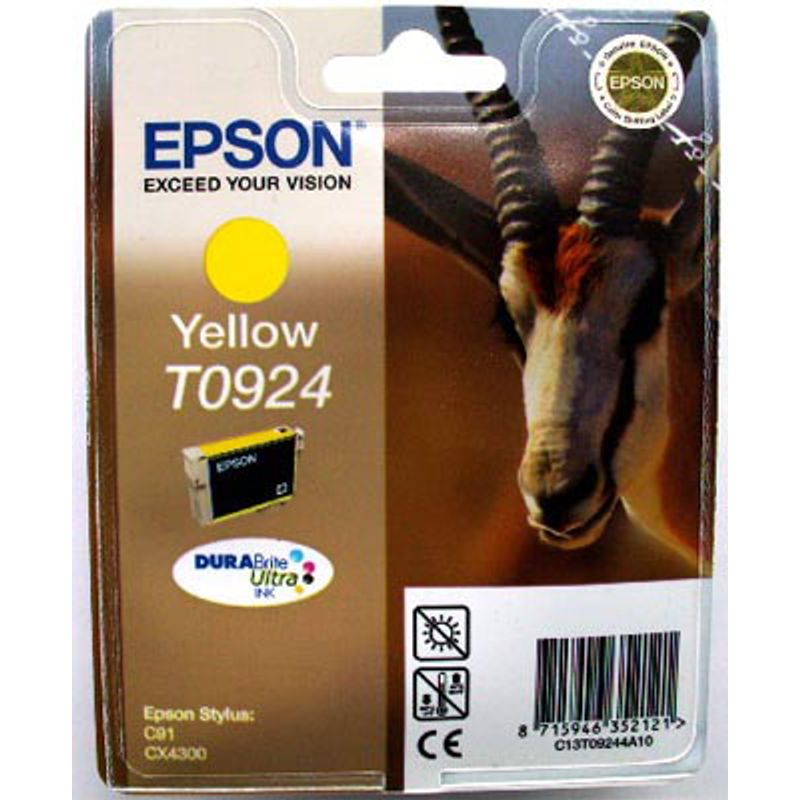 Картридж Epson Stylus C91 / СХ4300 (Yellow), оригинальный