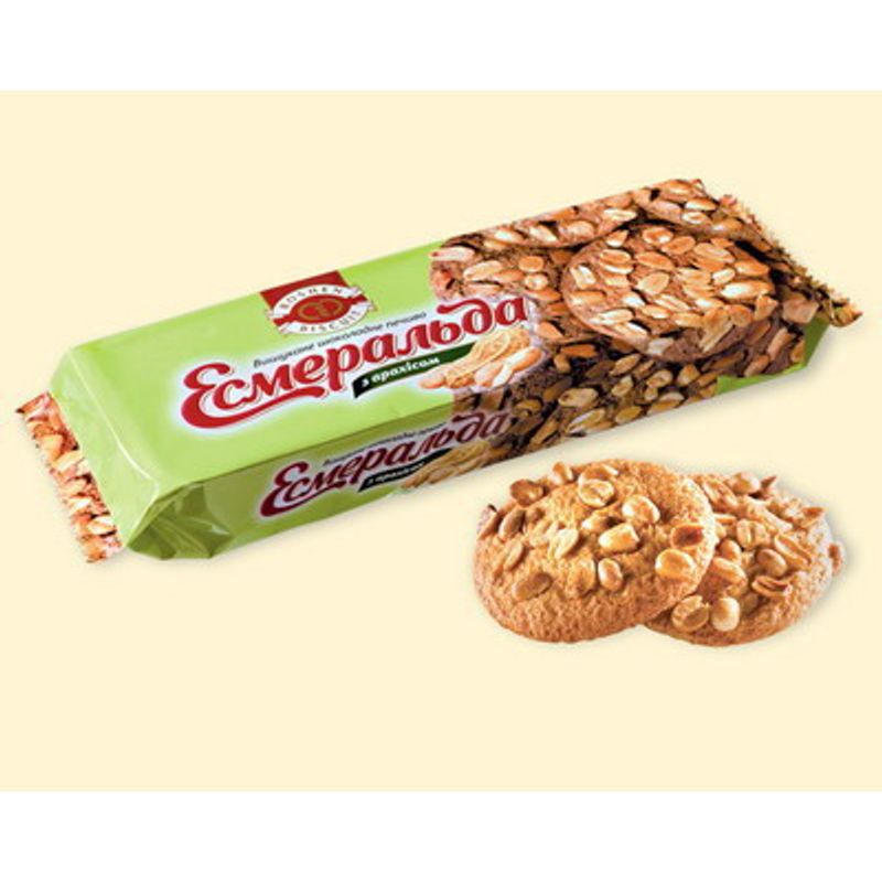 Печенье Эсмеральда светлое с шоколадом, 150 г