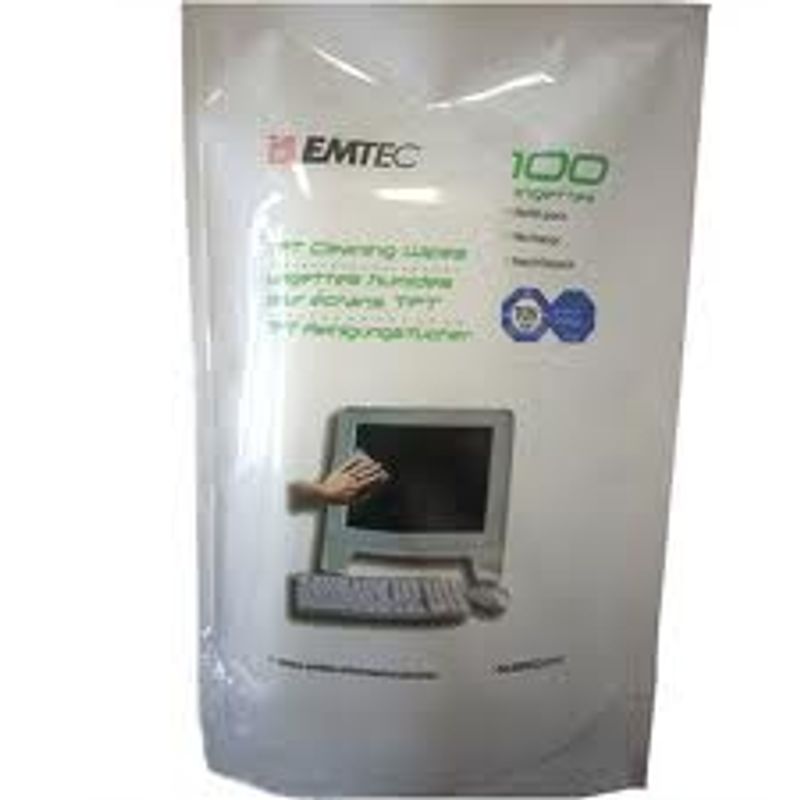 Салфетки для оргтехники в пакете антистатическиее (TFT, PDAL, LСD), 100шт