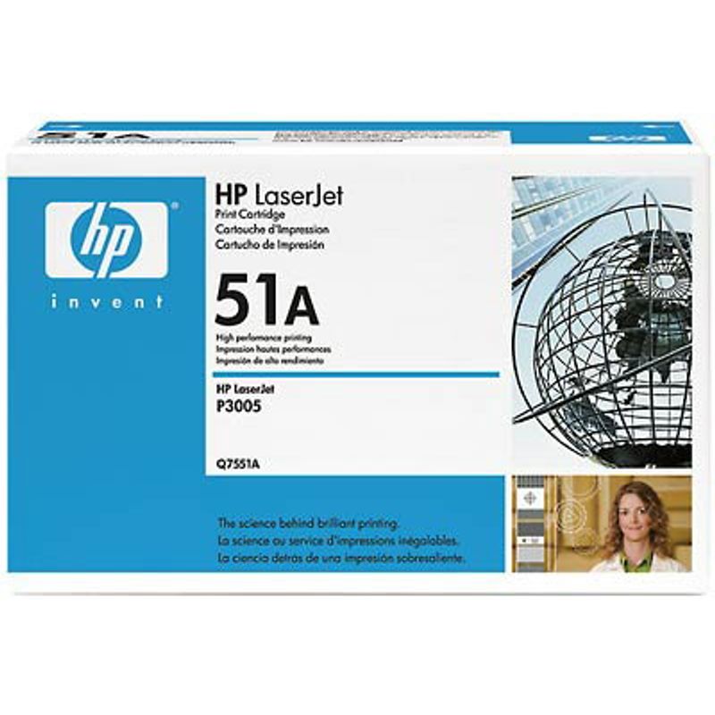 Тонер HP LJ Р3005 (Q7551A) оригинальный
