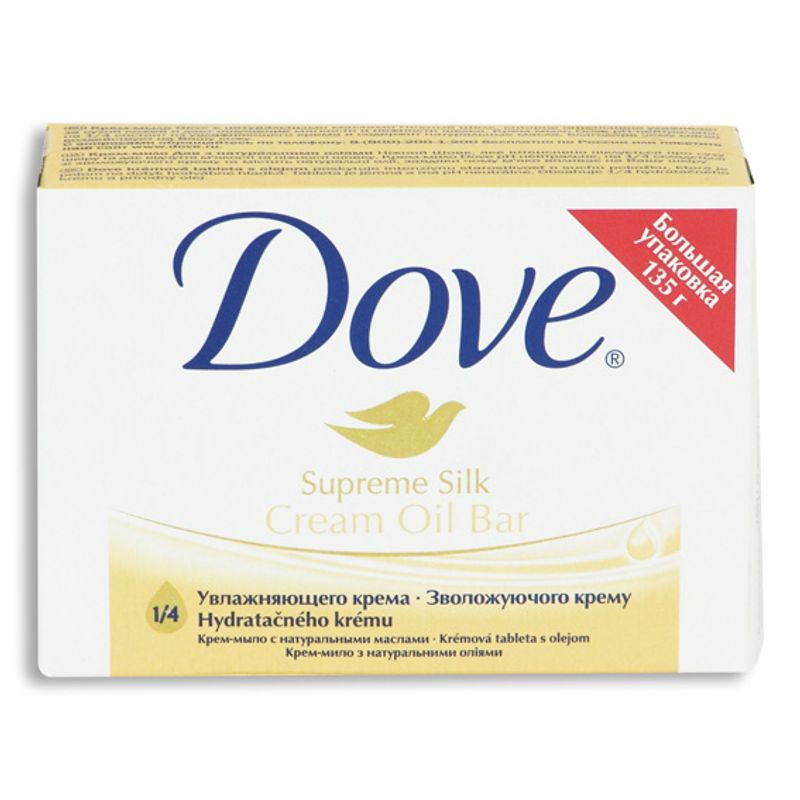 Мыло туалетное Dove 135 г кремовая основа с маслом