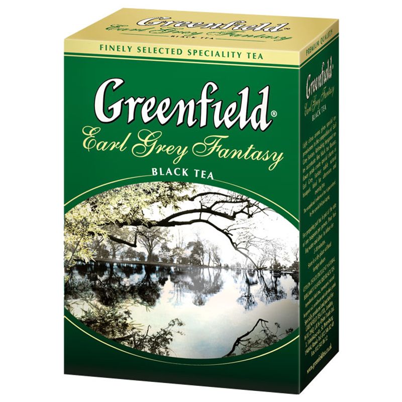Чай Гринфилд черный с Берг. Earl Grey Fantasy листовой 100г
