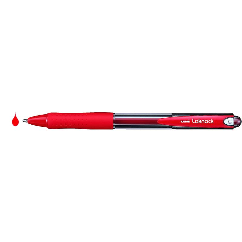 Автоматическая шариковая ручка LAKNOCK medium, 1,0 мм, красная