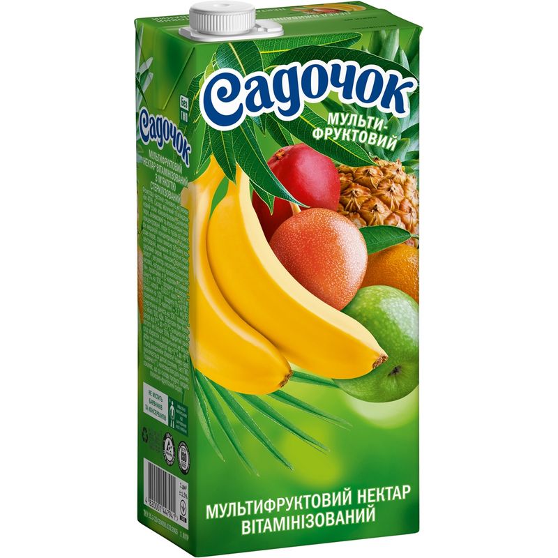 Нектар мультифруктовый Садочок, 1 л