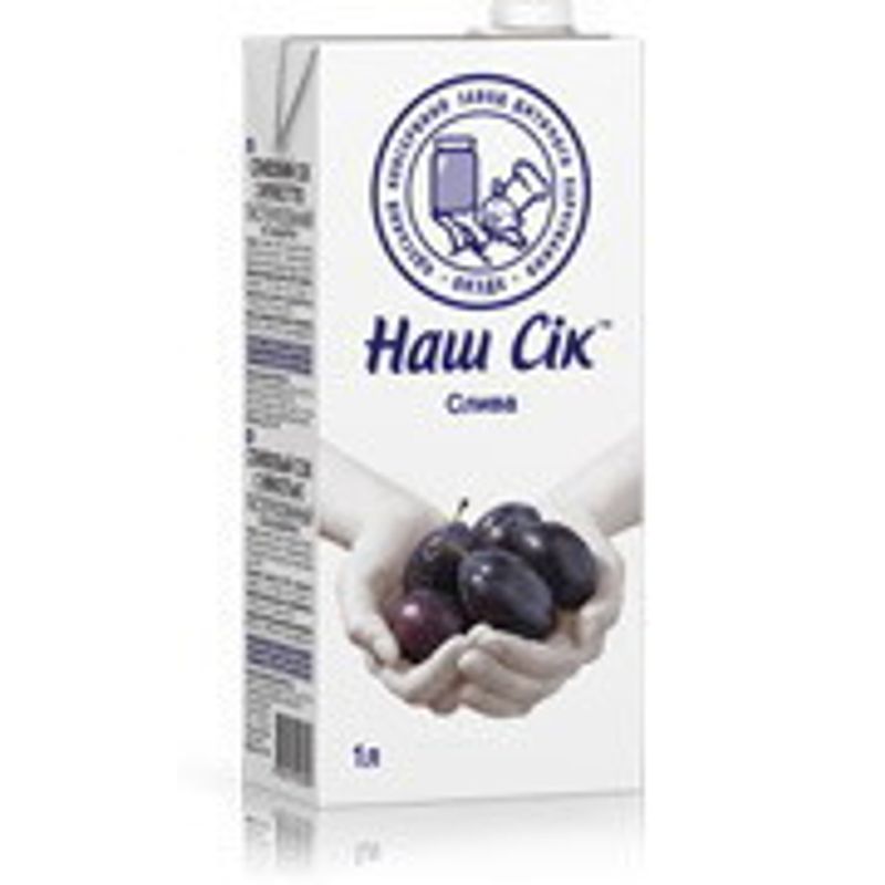 Сок сливовый ОКЗДП, 1л