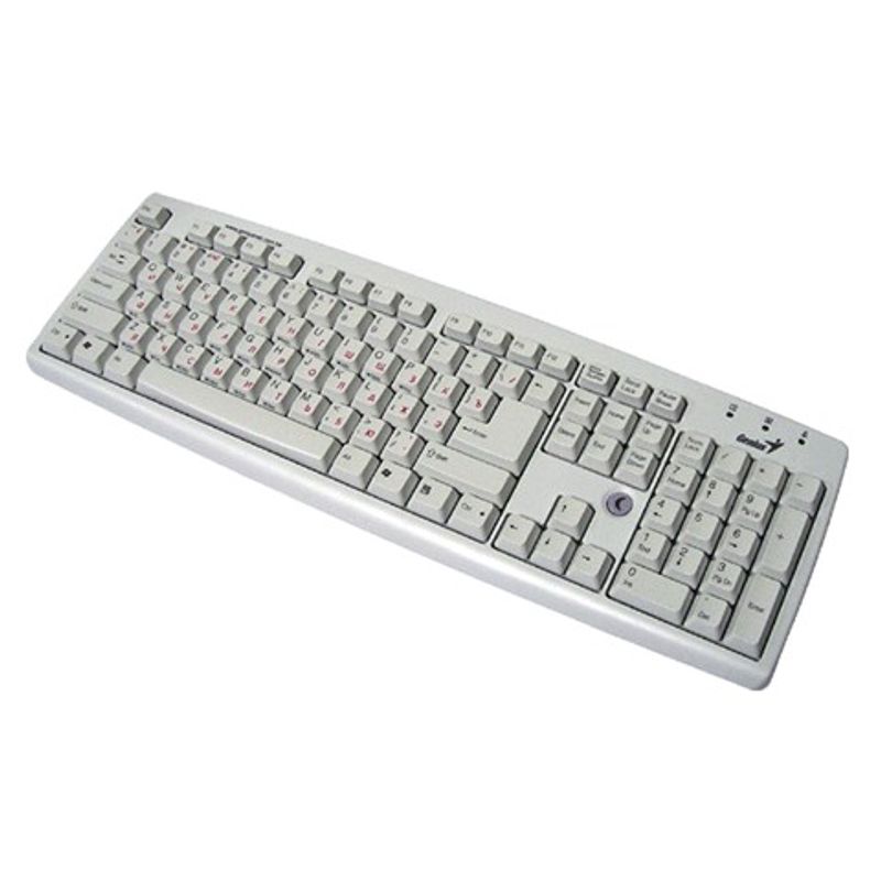 Клавиатура компьютерная PS/2 white