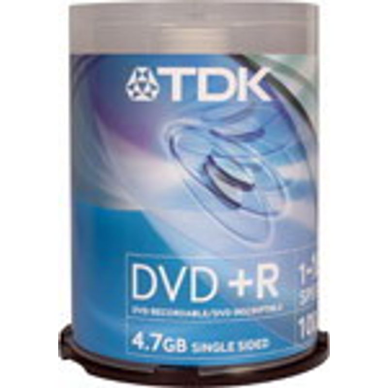 Диск DVD + R (Cake100) TDK 4,7 GB / 120 min16x