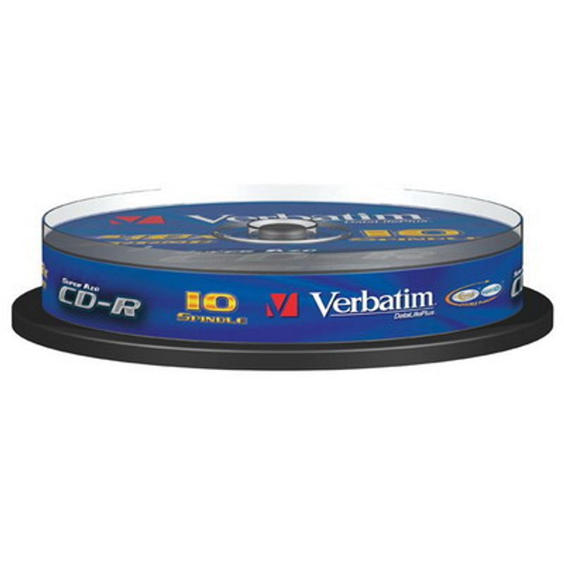 Диск CD-R (Cake 10) Verbatim DL 210 MB / 80 min 52х