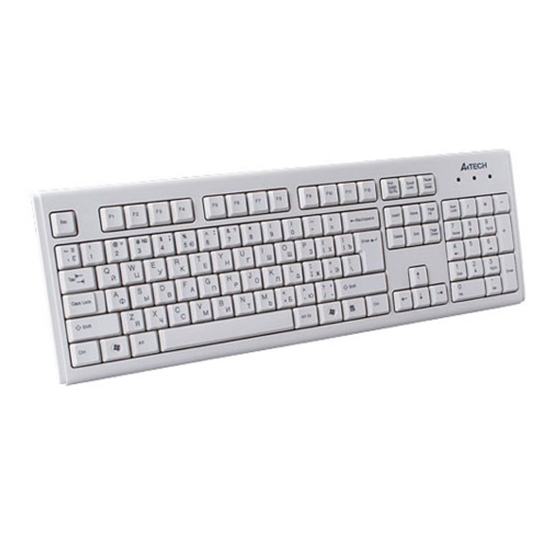 Клавиатура компьютерная А4TECH KBS-720 PS/2 White