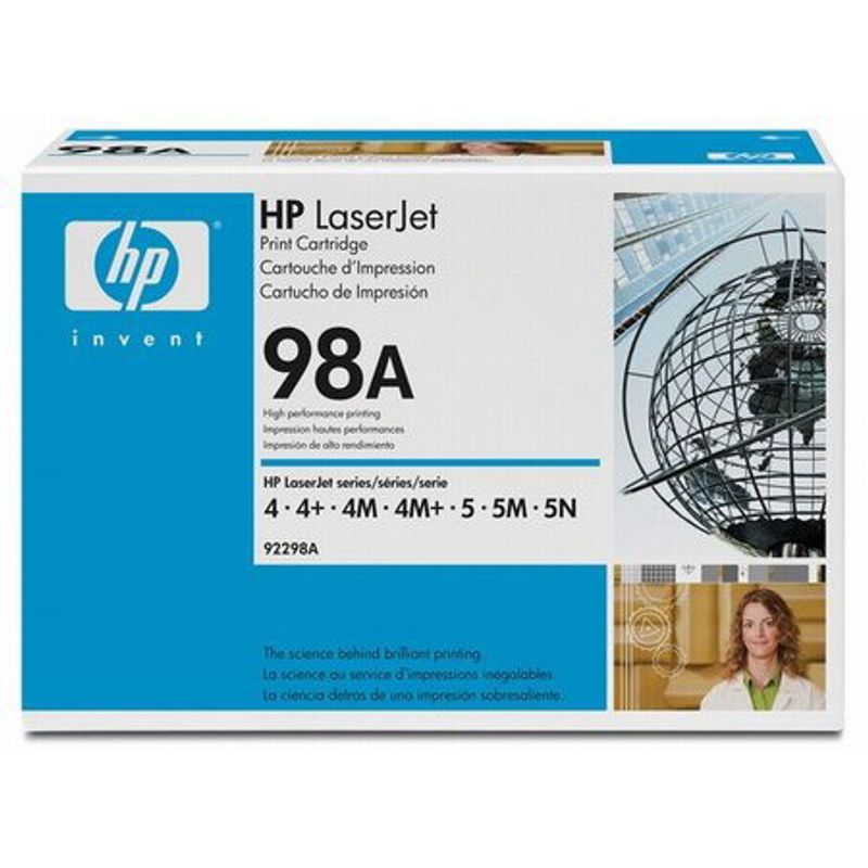 Тонер HP LJ 4/5 98А (92298А) 340 г