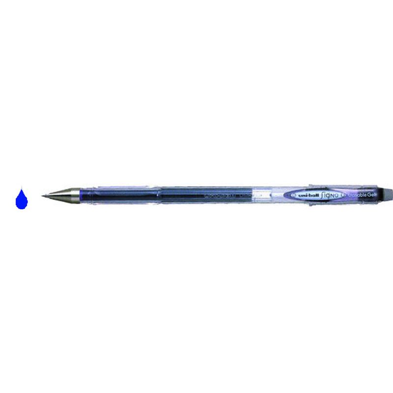 Гелевая ручка uni-ball Signo Erasable Gel, 0,5 мм, синяя