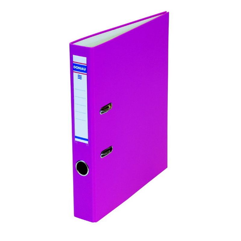 Папка накопительная PVC-карт. А4 5 см розовая