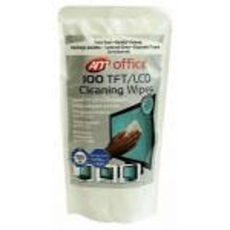 Салфетки для оргтехники в пакете антистатическиее (TFT, PDAL, LСD), 100шт