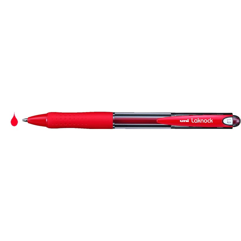 Автоматическая шариковая ручка LAKNOCK micro 0,7, красная