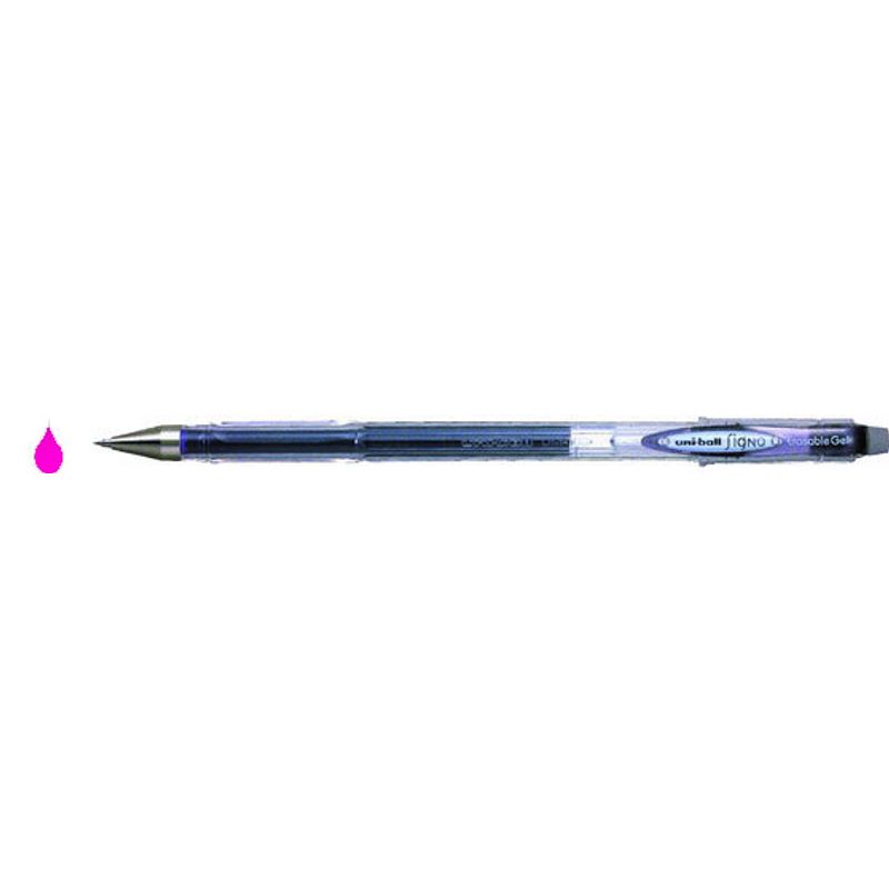 Гелевая ручка uni-ball Signo Erasable Gel, 0,5 мм, розовая