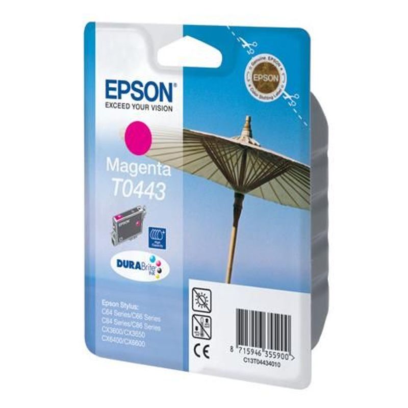 Картридж Epson Stylus C84 (Magenta) фиолетовый, оригинальный