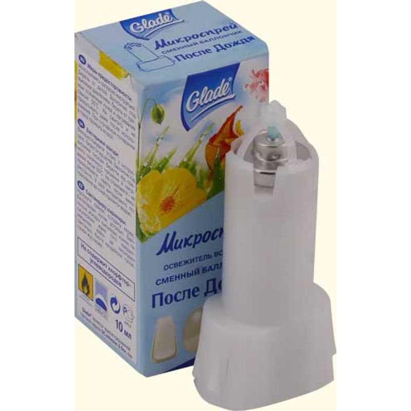 Освежитель воздуха микроспрей (запаска) GLADE, после дождя