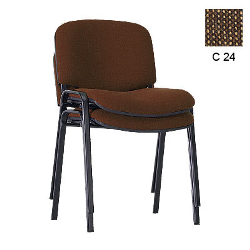 Стул офисный ISO Black (коричневый, C 24)