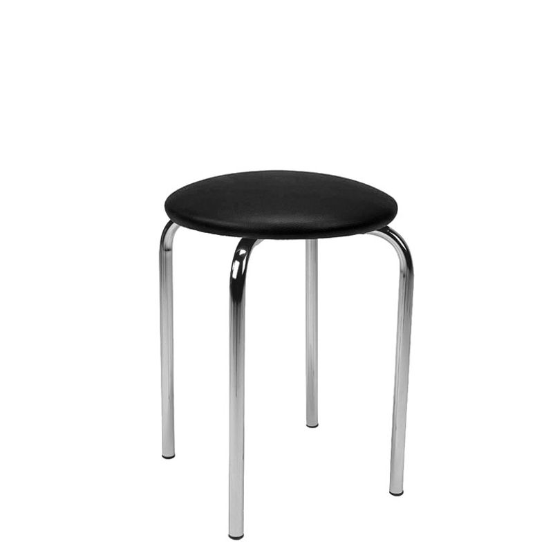 Стул барный CHICO chrome (черный, C 11)