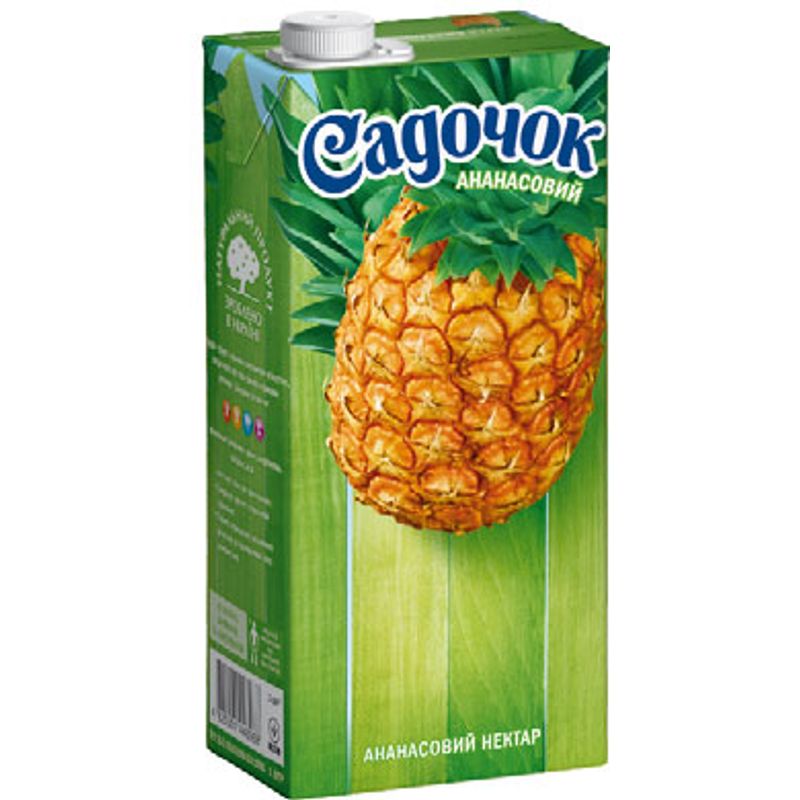 Нектар ананасовый Садочок, 1 л