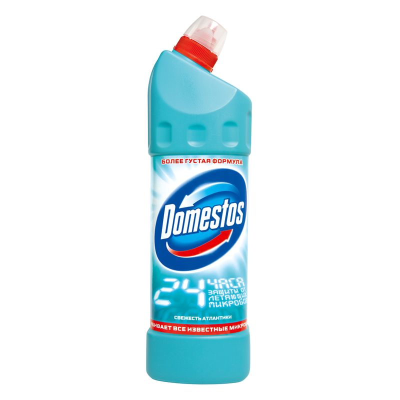 Средство для мытья унитазов и дезинфекции Domestos, 1 л, океан