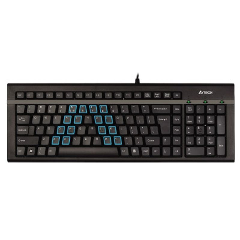 Клавиатура проводная черная A4Tech KLS-820 USB Black