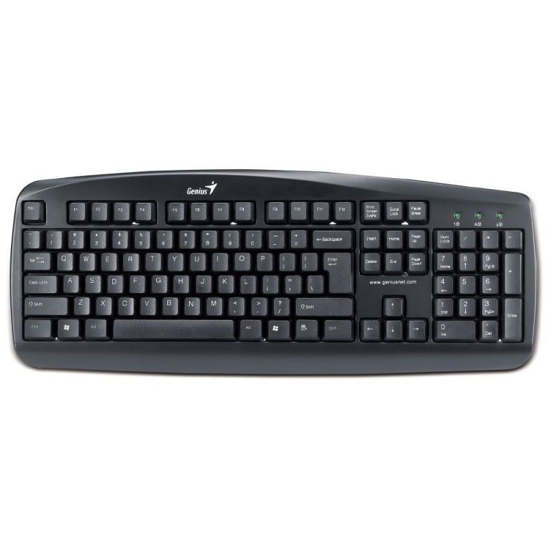 Клавиатура проводная черная Genius KB-110 PS/2 Black