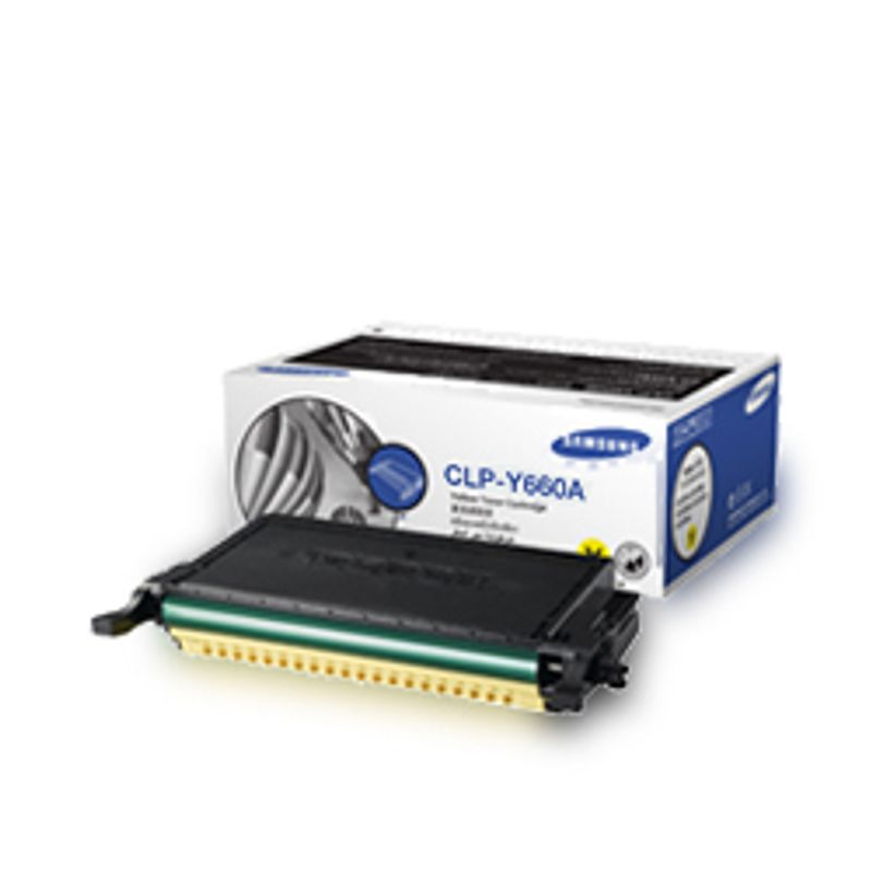 Картридж SAMSUNG CLP-Y660A/ELS, оригинальный