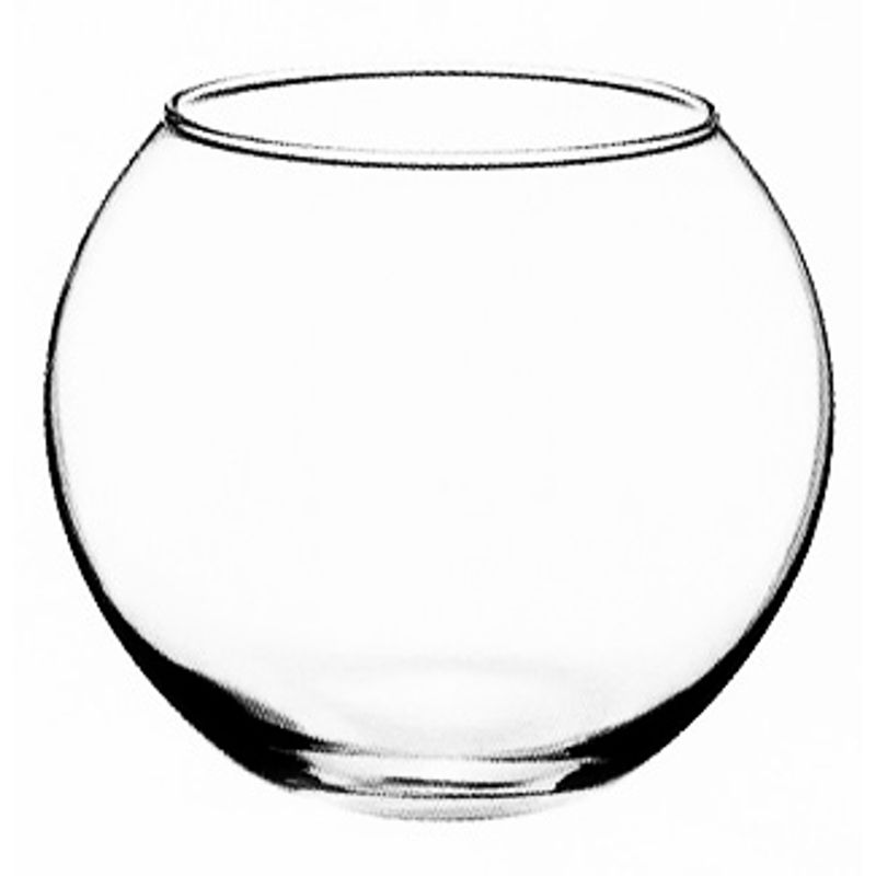 Ваза-подсвечник, стекло, Flora, h=79 мм, t 69 мм