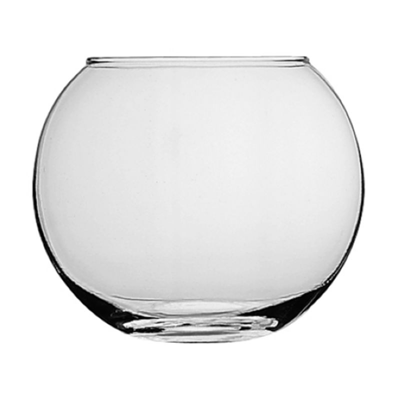 Ваза-подсвечник, стекло, Flora, h=102,5 мм, t 79,5 мм