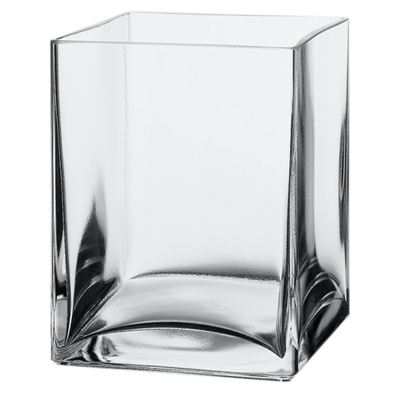 Ваза, стекло, Flora, h=180 мм, 125х125 мм