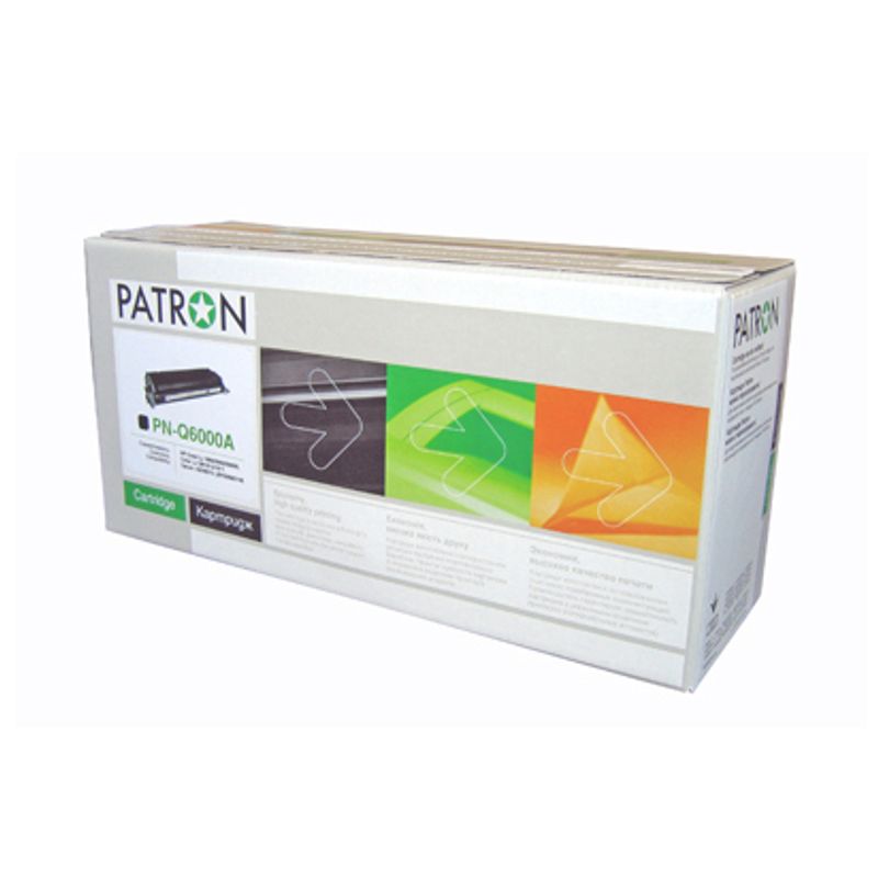 Картридж HP CLJ Q6000A (PN-Q6000A) BLACK PATRON Extra, лицензионный