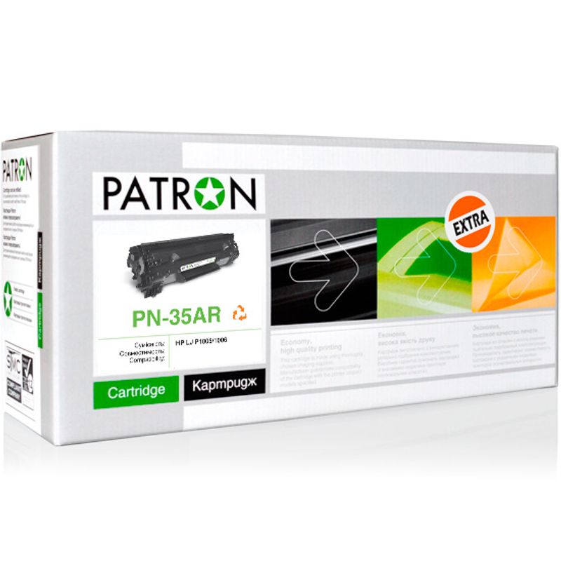 Картридж HP LJ CB435A (PN-35AR) PATRON Extra, лицензионный