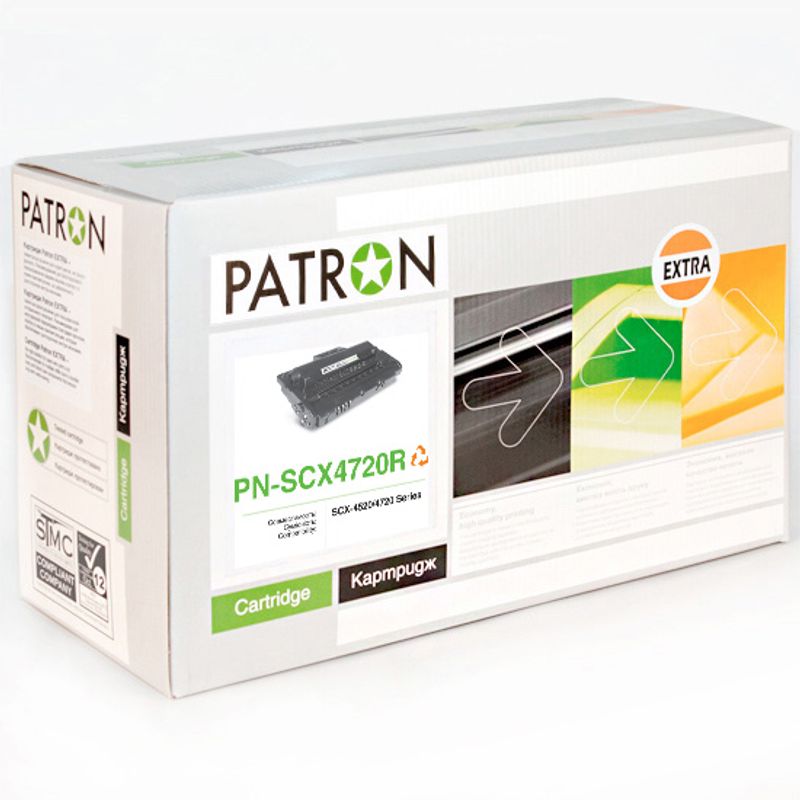 Картридж SAMSUNG SCX-4720D3 (PN-SCX4720R) PATRON Extra, лицензионный