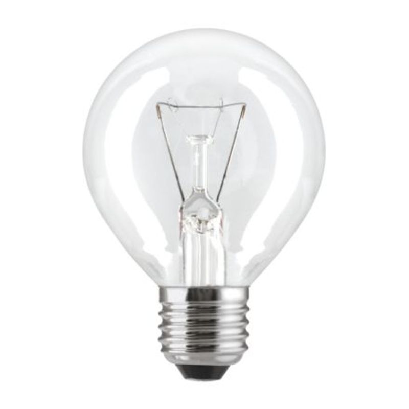 Лампа накаливания E27 60W А55, прозрачная